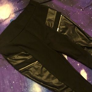 plus size moto leggings
